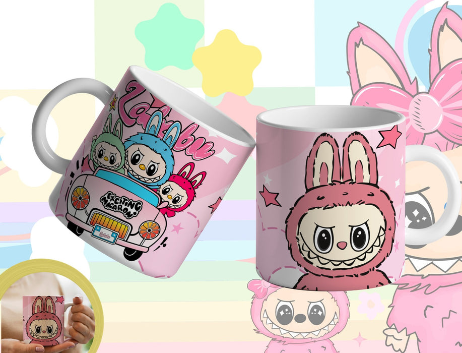 Mug Labubu 11 Oz Ref. 2 Lychee Berry y Amigos x 1 Unidad