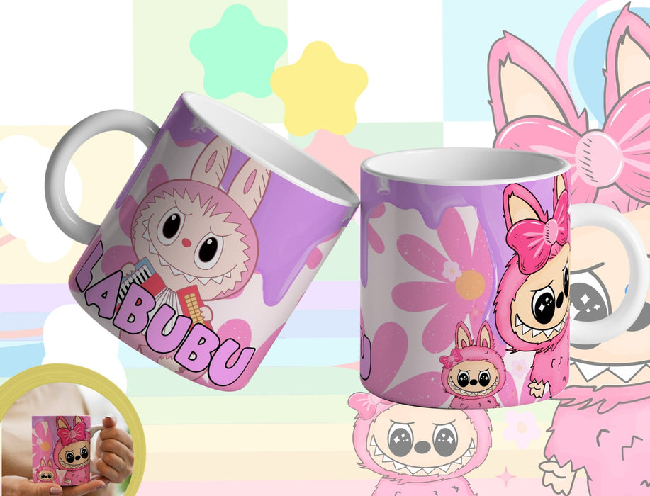Mug Labubu 11 Oz Ref. 5 Lychee Berry Moño x 1 Unidad