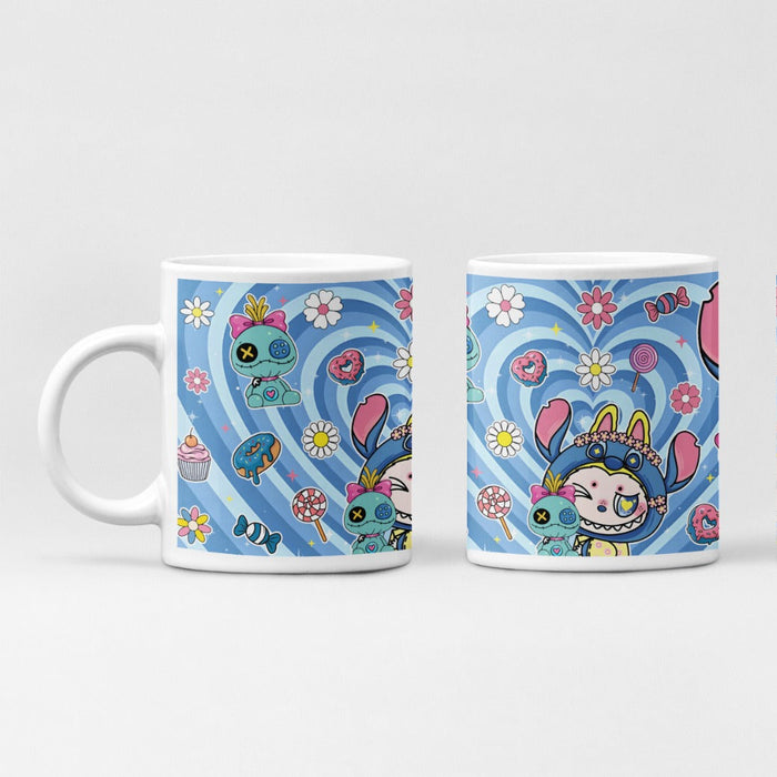 Mug 11 Oz Ref. 4 Labubu x 1 Unidad
