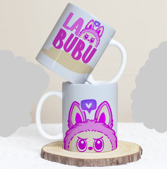Mug Labubu 11 Oz Ref. 2 Fucsia x 1 Unidad