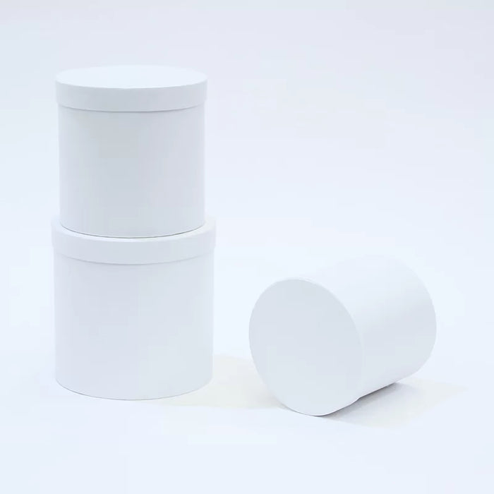 Caja Cilindro Grande Blanca x 1 Unidad