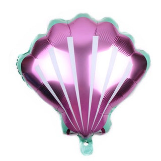 Globo Metalizado Concha de Mar Rosada 14" Festella