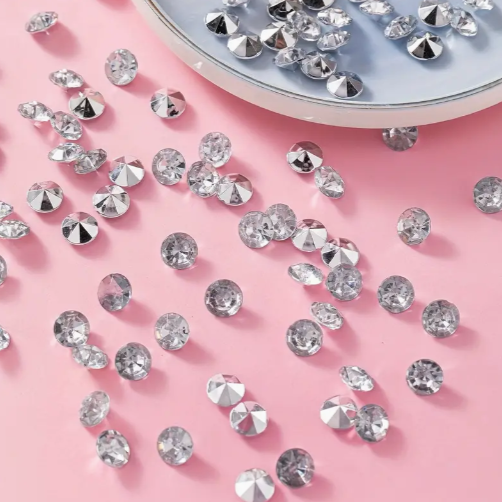 Diamante de fantasia para Flores x 100 Unidades