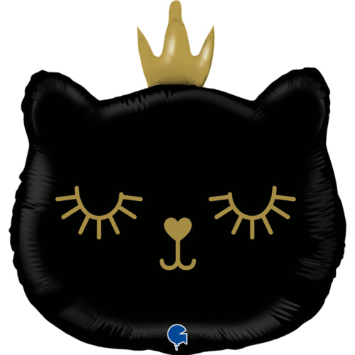 Globo Metalizado Gato Negro 25"