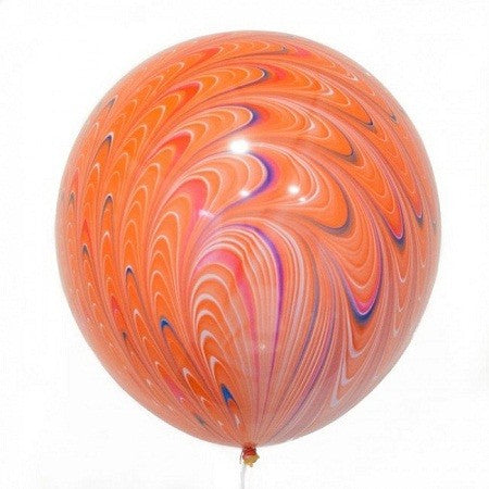 Globo Pavo Real Naranja 18" x 1