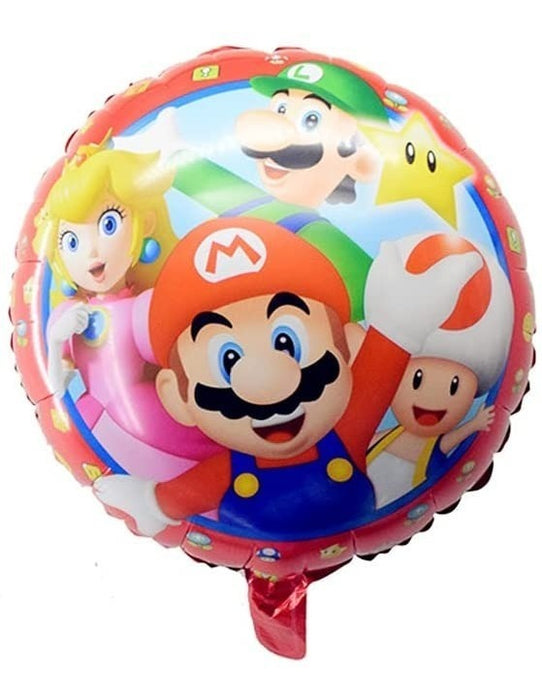 Globo Metalizado Super Mario Bros Princesa Impreso por 18"