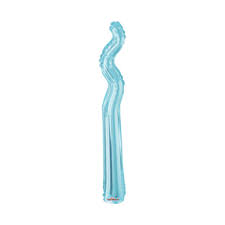 Globo Kurly Zig Zag Azul Claro 14"