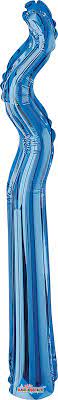 Globo Kurly Zig Zag Azul Rey 14"