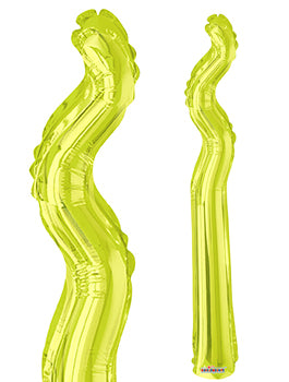 Globo Kurly Zig Zag Verde Lima 14"