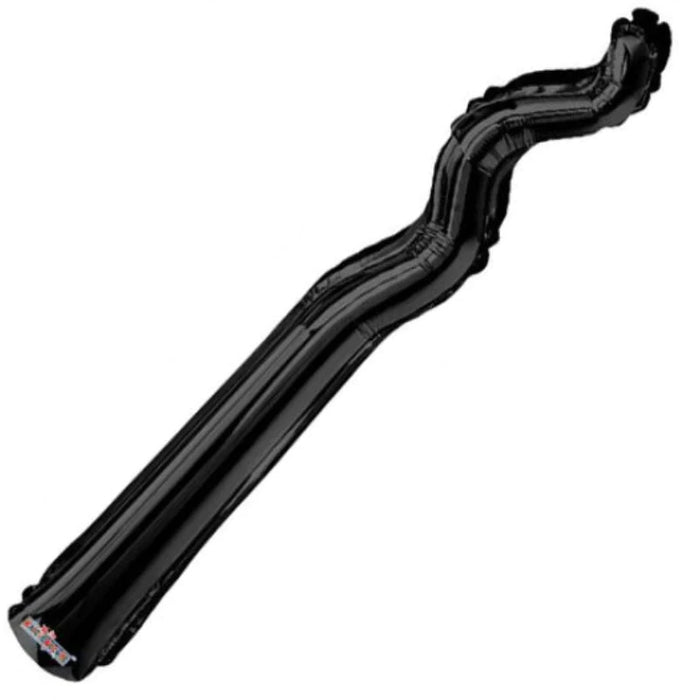 Globo Kurly Zig Zag Negro 14"