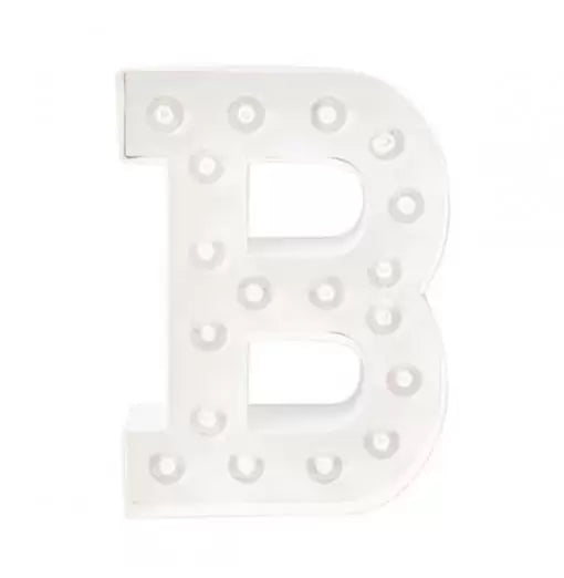 Letra Decorativa Luminosa "B" X Unidad