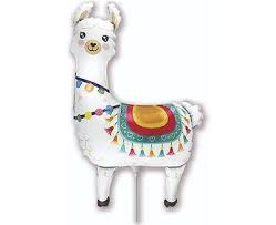 Globo Metalizado Llama 12"