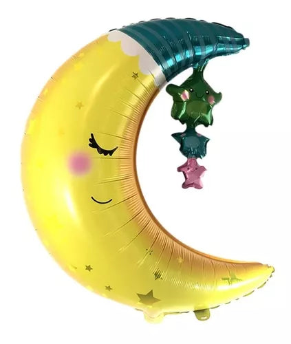 Globo Metalizado Luna y Estrellitas 30" Festella