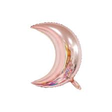 Globo Metalizado Luna Dorada Rosa 18" Festella