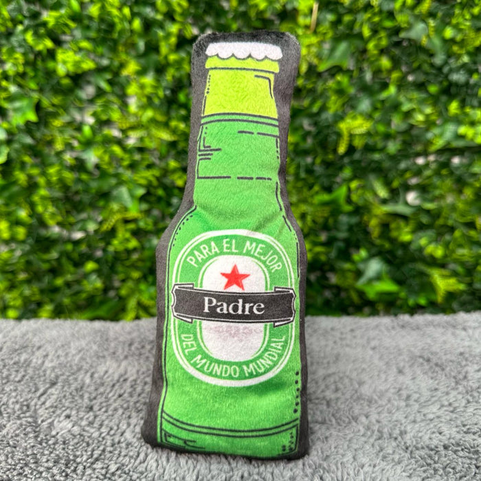 Cojin Mini Botella cerveza Verde x 1 Unidad