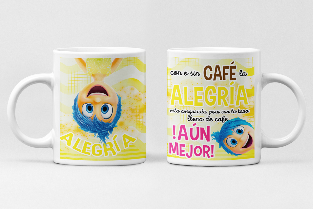 Mug Intensamente 2 Alegria de 11 Oz Ref. 64 x 1 Unidad