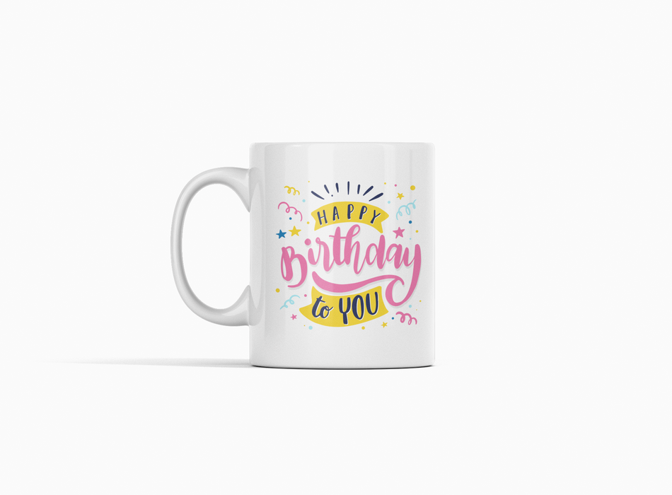 Mug Happy Birthday 11 Oz Ref. 2 x 1 Unidad