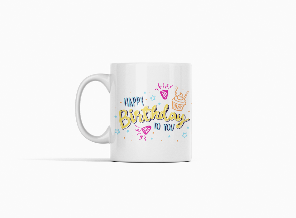 Mug Happy Birthday 11 Oz Ref. 6 x 1 Unidad