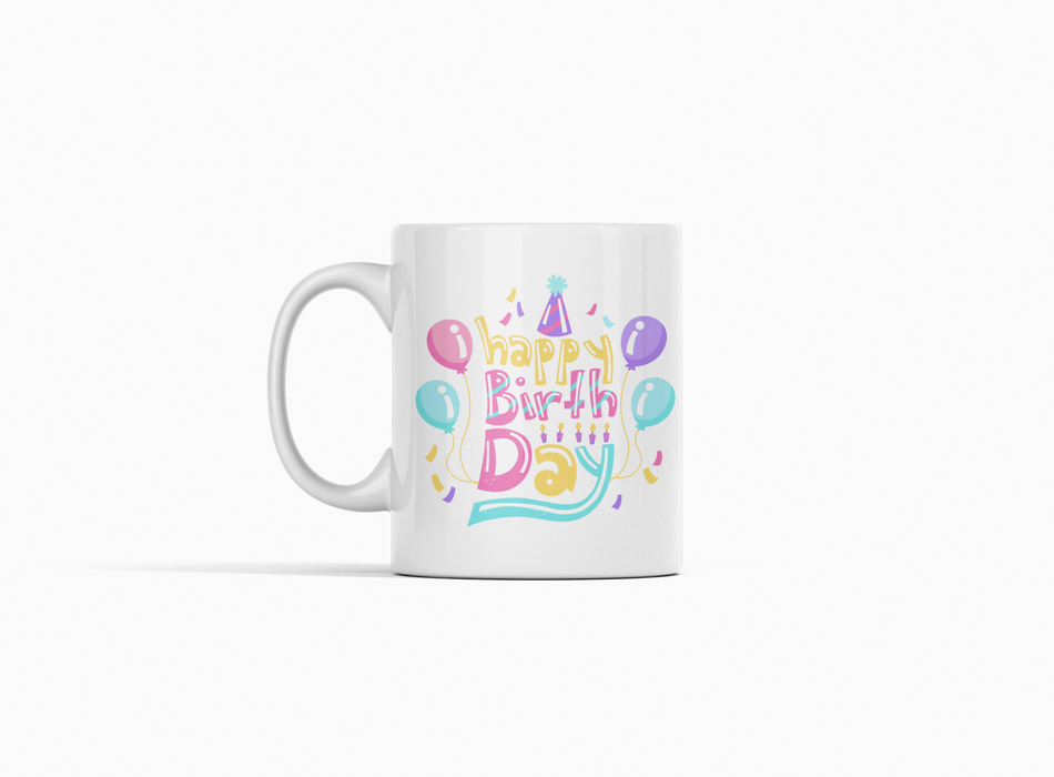 Mug Happy Birthday 11 Oz Ref. 8 x 1 Unidad