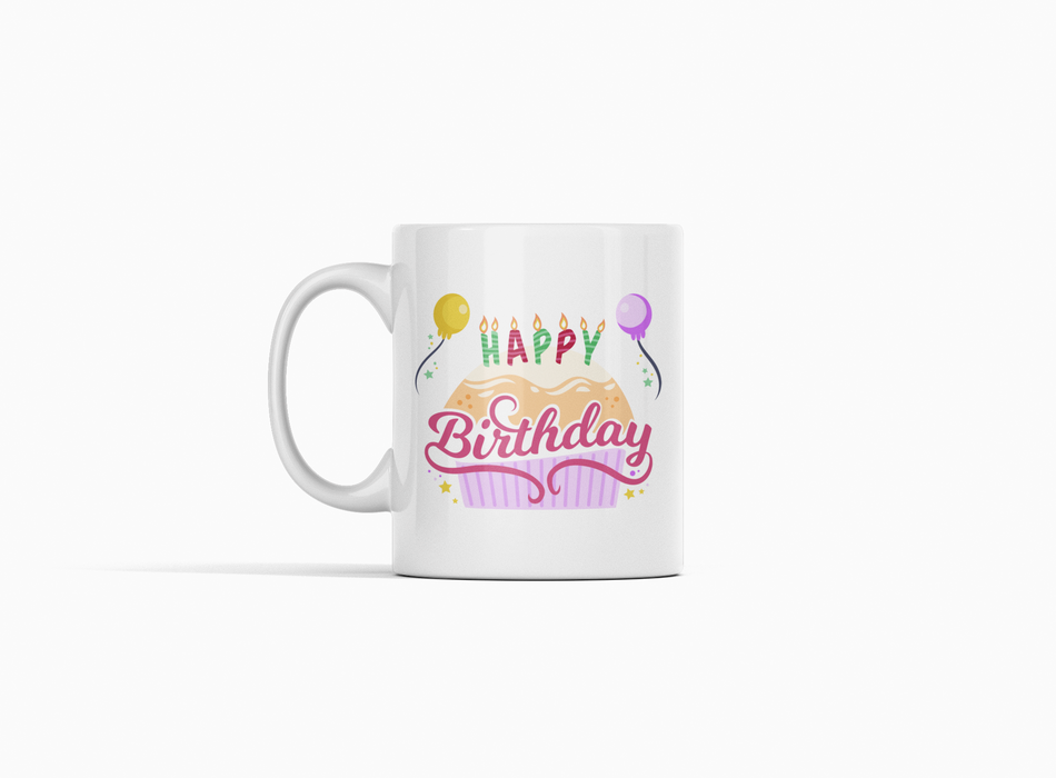 Mug Happy Birthday 11 Oz Ref. 10 x 1 Unidad