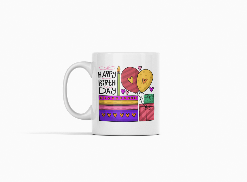Mug Happy Birthday 11 Oz Ref. 26 x 1 Unidad