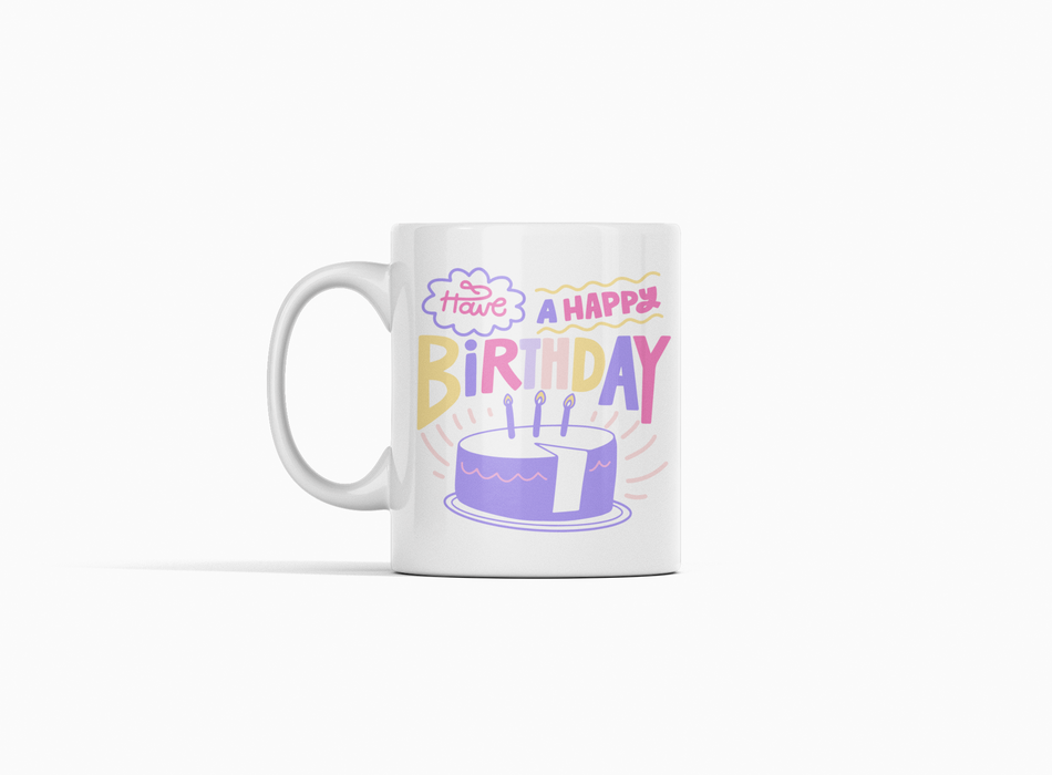 Mug Happy Birthday 11 Oz Ref. 28 x 1 Unidad