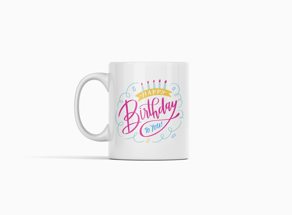 Mug Happy Birthday 11 Oz Ref. 29 x 1 Unidad