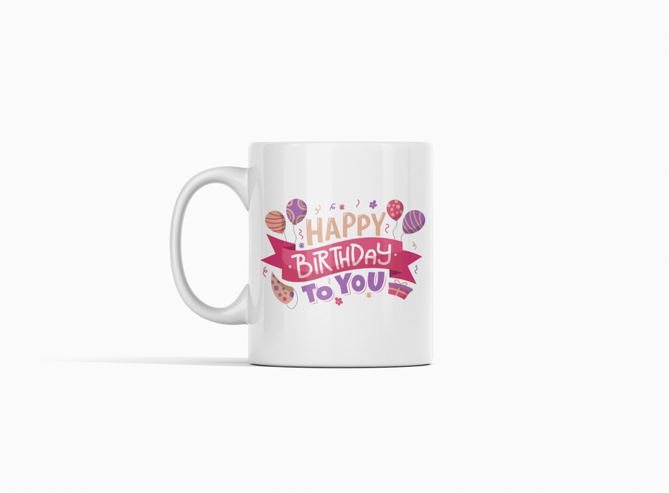 Mug Happy Birthday 11 Oz Ref. 35 x 1 Unidad