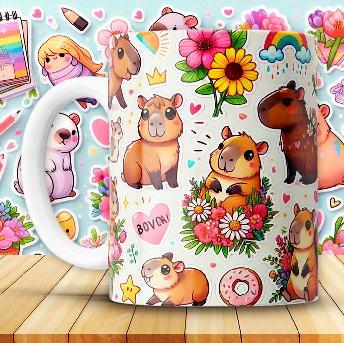 Mug San Valentin Capibara 11 Oz Ref. 38 x 1 Unidad