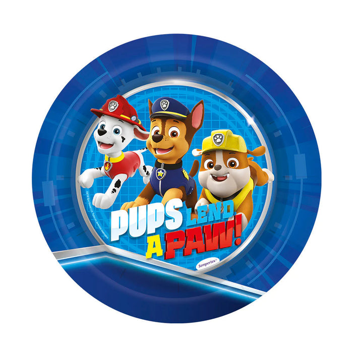 Plato 7" Paw Patrol X 8 Unidades Sempertex