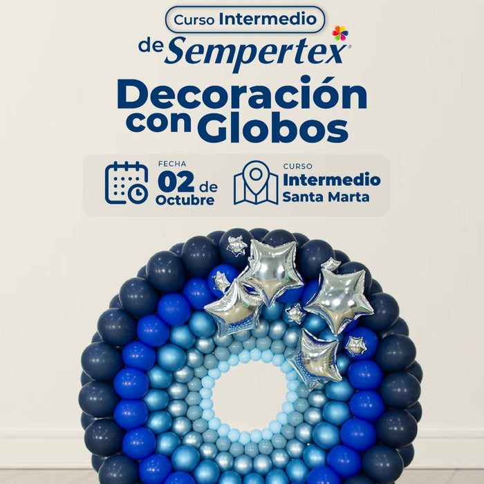 Curso intermedio En decoracion Con Globos Santa Marta 2 De Octubre 2025