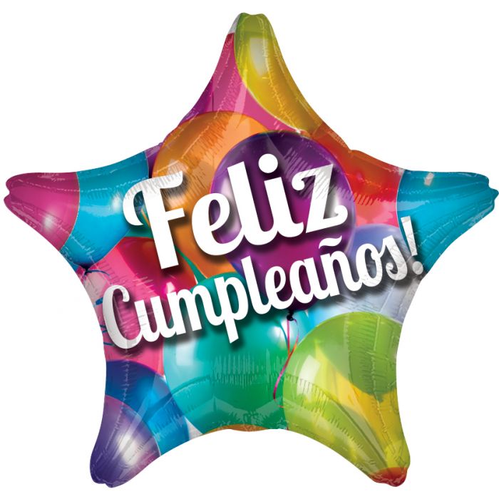 Globos Metalizados Feliz Cumpleaños 18" Ref. 26