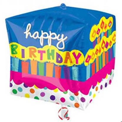 Globo Happy Birthday Cubez Anagram 15"