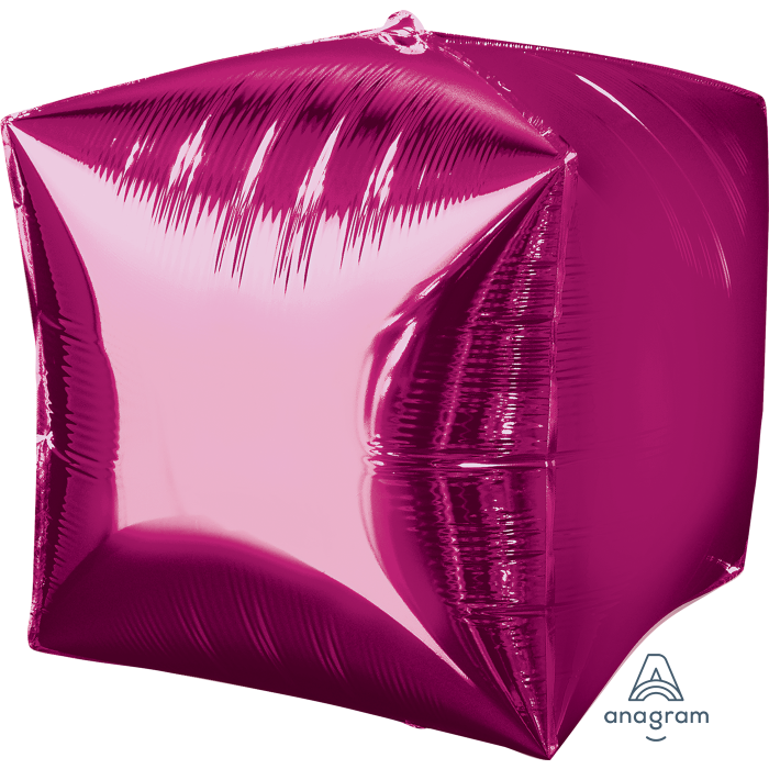 Globo Metalizado Cubez 15" Fucsia Anagram