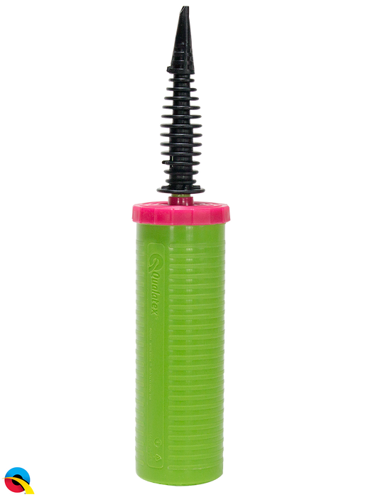 Inflador manual Marca Qualatex Verde Lima x 1 Unidad