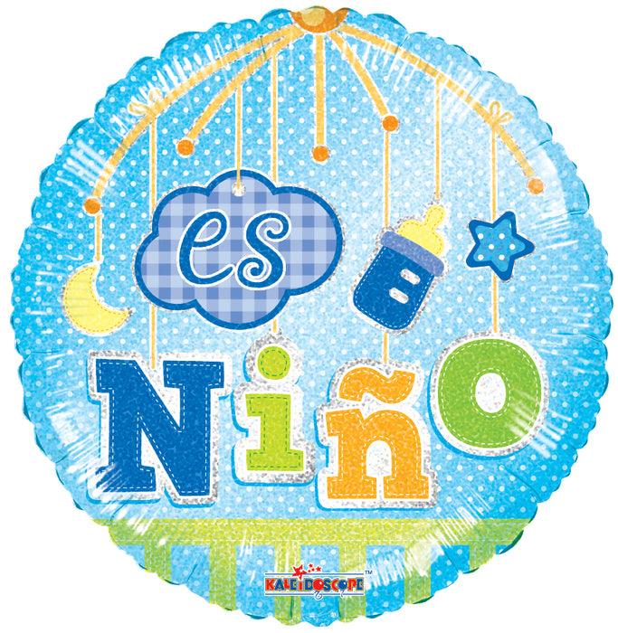 Globo Metalizado Es Niño 18" Ref. 6