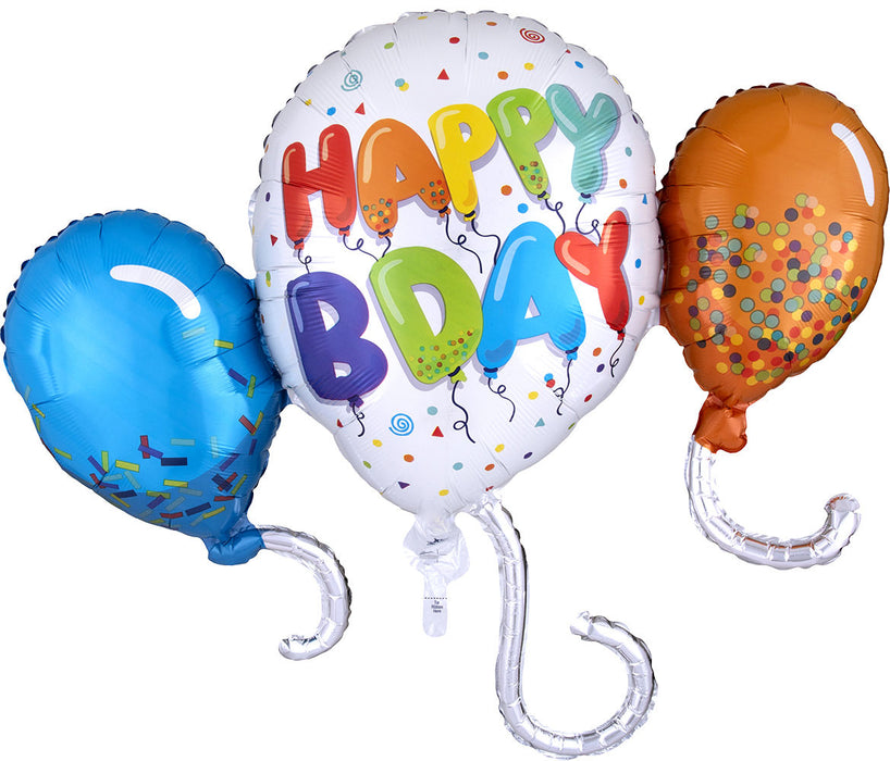 Globo Jumbo Birthday Celebration Happy B. 34" Anagram