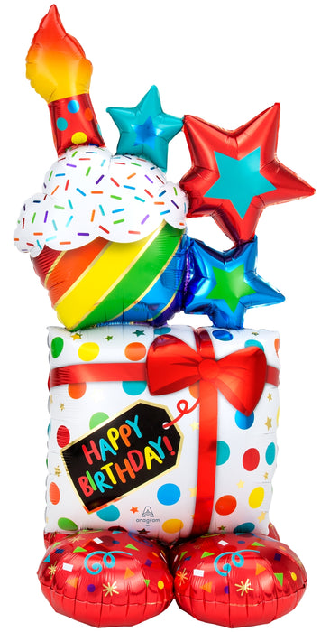 Globo Airloonz Torta Regalo 55" Anagram