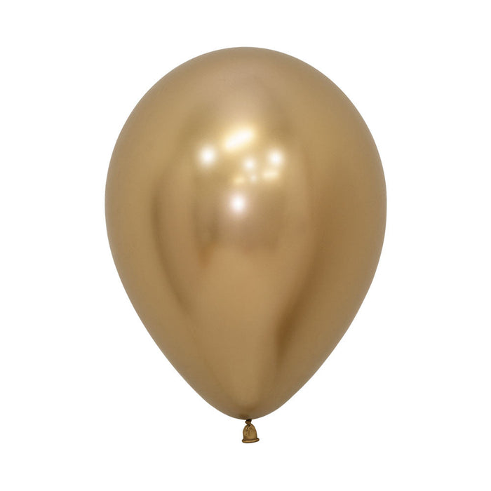 Globo Dorado Reflex R12 x 12 Unidades Sempertex