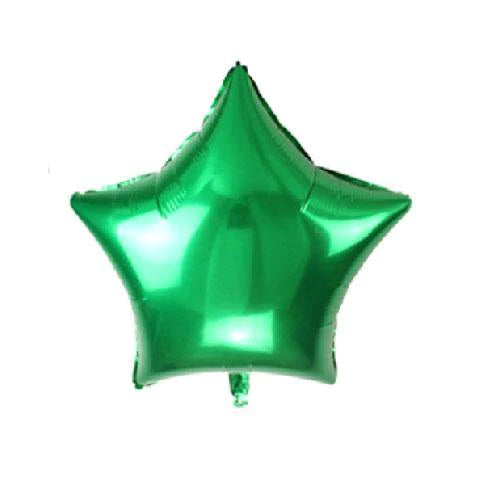 Globo Metalizado Estrella 18" Verde Festella