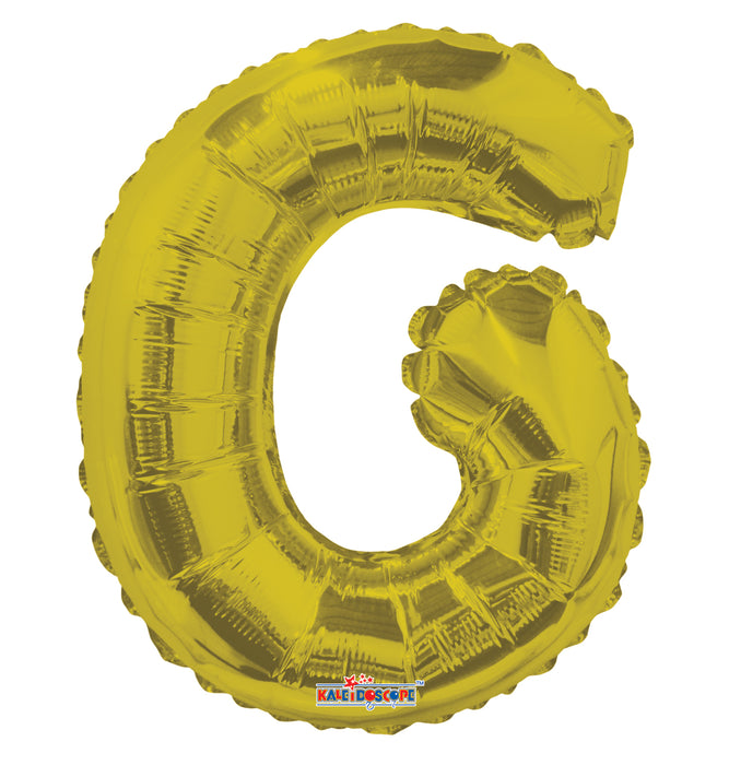 Globo Letra "G" Dorado 16"