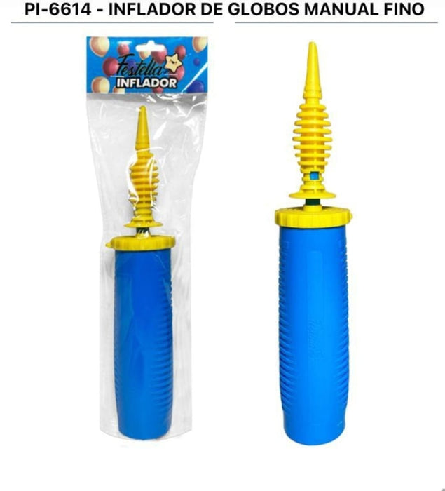 Inflador manual Doble Acción Marca Festella x 1 Unidad