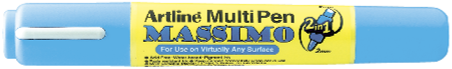 Marcador Artline Massimo Multi Pen 2 en 1 2mm Pastel Azul