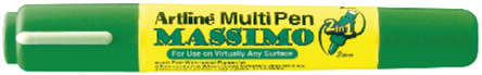 Marcador Artline Massimo Multi Pen 2 en 1 2mm Pastel Verde
