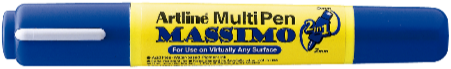 Marcador Artline Massimo Multi Pen 2 en 1 2mm Azul