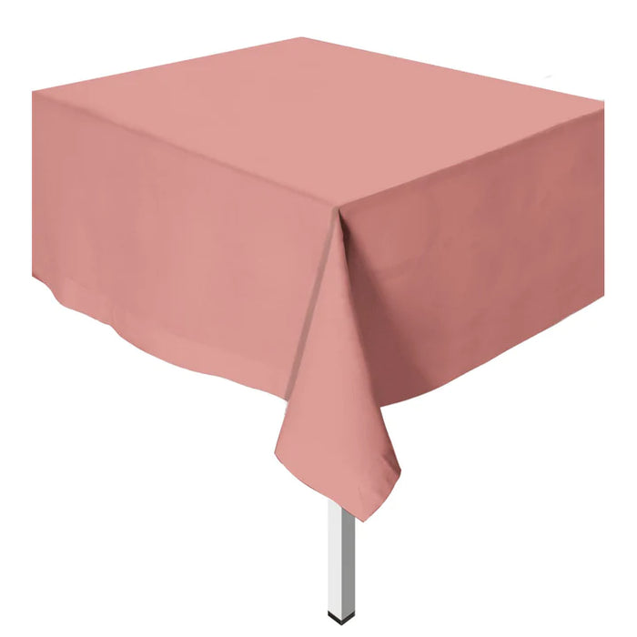 Mantel Plastico Rectangular Dorado Rosa x 1 Unidad Sempertex