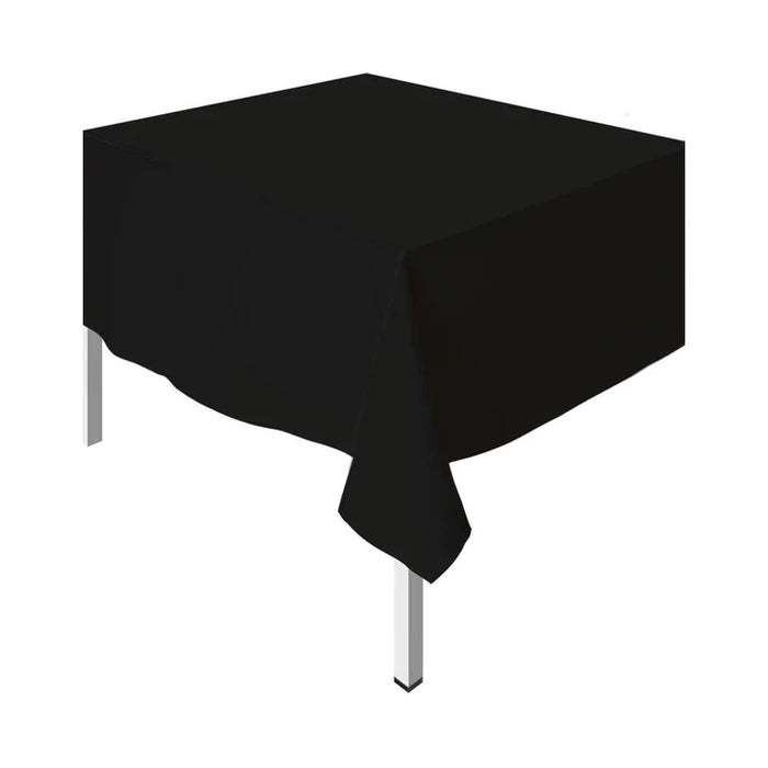 Mantel Plastico Rectangular Negro x 1 Unidad Sempertex