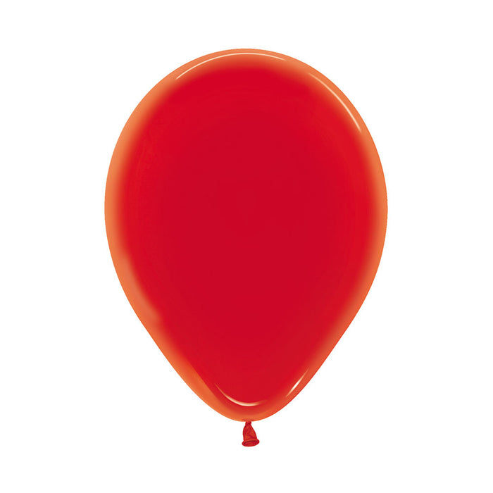 Globo Rojo Cristal R5 x 50 Unidades Sempertex