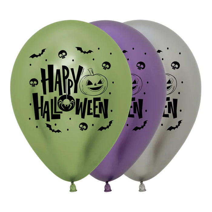 Globo Happy Halloween Reflex Surtido R12 x 12