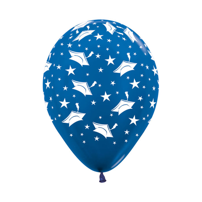 Globo Metal Azul Infinity Grado R12 x 12 Unidades